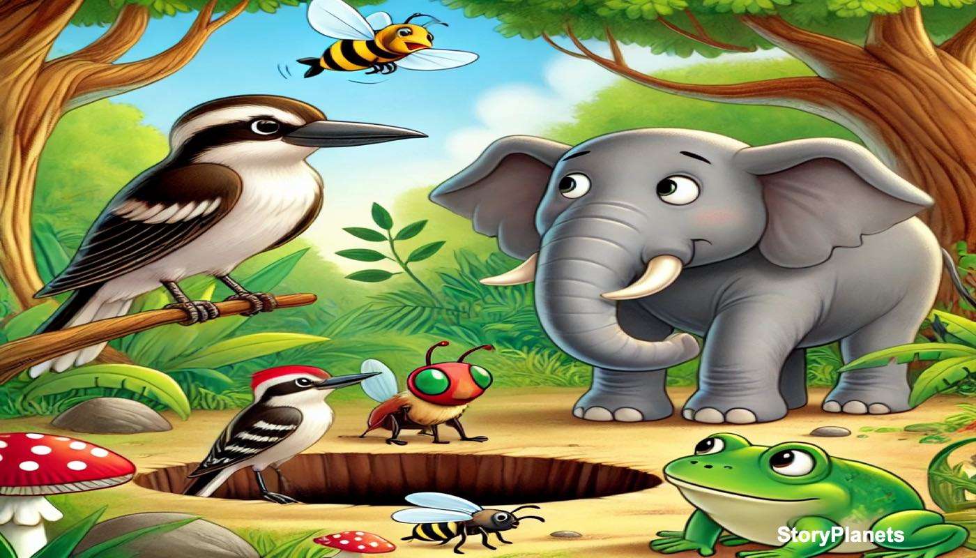 The Elephant and the Brave Little Sparrow